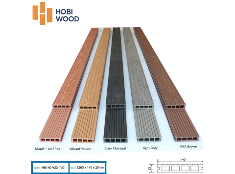 SÀN NHỰA  NGOÀI TRỜI HOBIWOOD 6 LỖ TRÒN