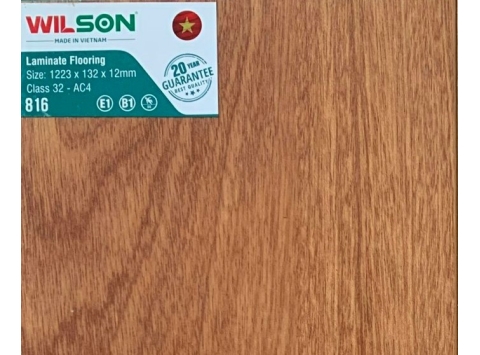 Sàn gỗ Wilson 816 12mm, sàn gỗ Việt - cho người Việt
