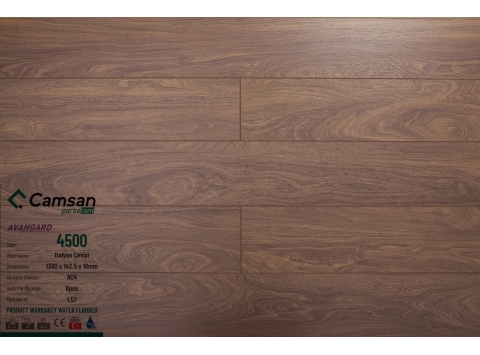 Sàn gỗ Camsan Avangard 4500 Italyan Cevizi 10mm Aqua