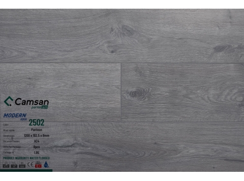 Sàn gỗ Camsan 2502 Panteon 8mm V  Modern Aqua