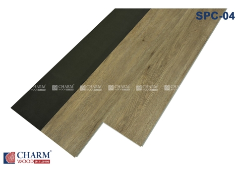 Sàn gỗ nhựa hèm khóa Charm SPC – 04 (Cantebury Oak)