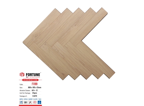  Sàn gỗ Fortune FX99 Xương Cá 12mm