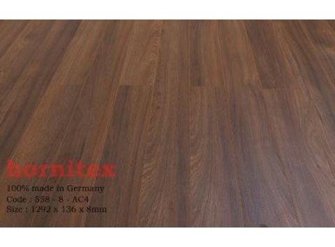 Sàn gỗ công nghiệp Đức Hornitex 558 – 8 – AC4 (1292x136x8mm)